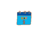 May Day Sticker