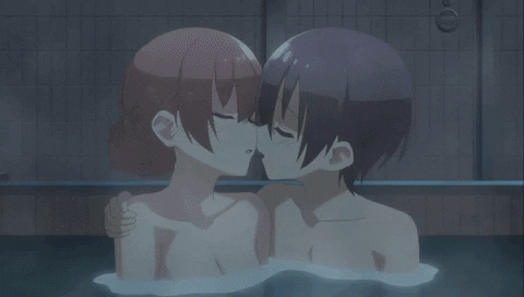 keybladium anime kiss romance kissing GIF