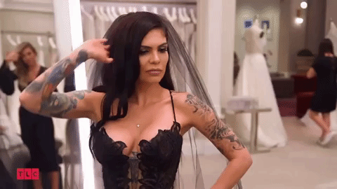 pose #workit #dress #bride #syttd #tlc GIF by TLC Europe