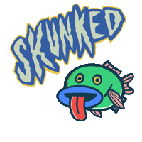 Fish Fishing Sticker by recast market