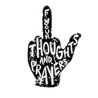 Mass Shooting Middle Finger Sticker by INTO ACTION