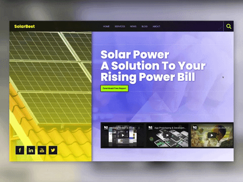 NOVORIUM giphygifmaker website web design solar energy GIF