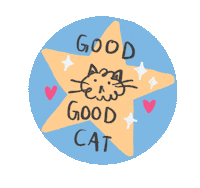 cat love Sticker by Fawa