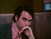 Wondering Carl Sagan GIF by US National Archives