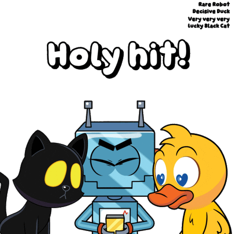 Wo Black Cat Sticker by VeeFriends