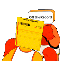 Traffic Speeding Sticker by Off The Record