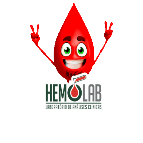 hemolabma giphygifmaker saúde laboratorio exame Sticker