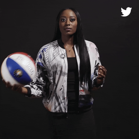chiney ogwumike kisses GIF by Twitter