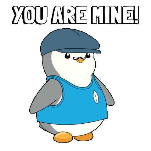 You And Me Penguin Sticker by Pudgy Penguins