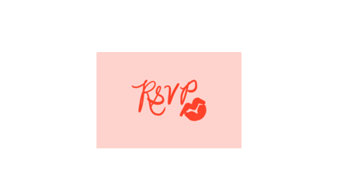 Rsvp Sticker by colourette