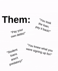 Student Debt GIF by Student Loan Justice