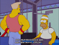 excited homer simpson GIF