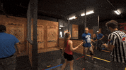 Bad Axe Fist Bump GIF by Bad Axe Throwing