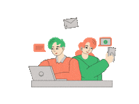 Auslandsgesellschaft video digital online bunt Sticker