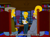 homer simpson smiling GIF