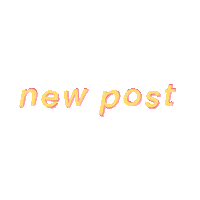 sensseli new pink new post yellow Sticker