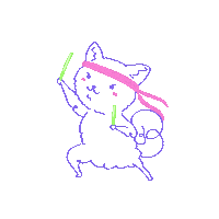 Dance Dog Sticker by adharart