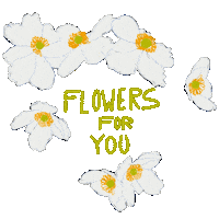 For You Flowers Sticker