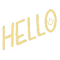 studioboratti hello hi hey yellow Sticker