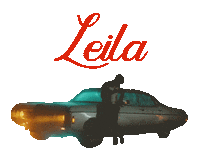 Leyla Reynmen Sticker by Ulya Kurbanova