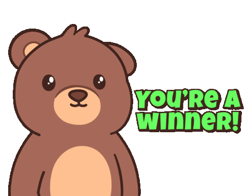 Teddy Bear Gold Sticker by BEARISH
