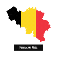 Belgium Flag Sticker by Formación Ninja