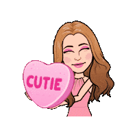 by_pattryflor cute amor beleza linda Sticker