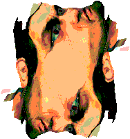 Art Face Sticker by badblueprints