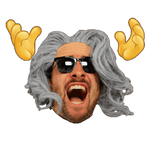 Fading Hands Up Sticker