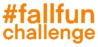 Text Fall Sticker