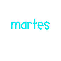 Martes Sticker by Biliteracy Now