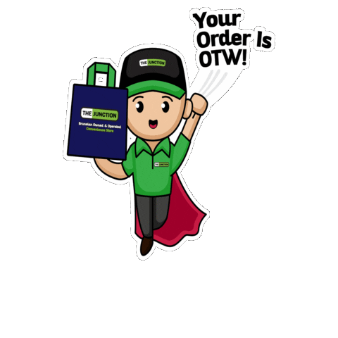 Flying The Junction Sticker by bruneihalalfoods