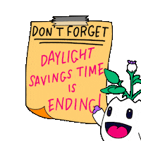 Fall Back Time Change Sticker by Magic Eden