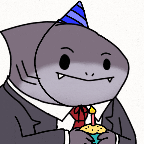 Happy Birthday Party GIF by Shark in the Suit