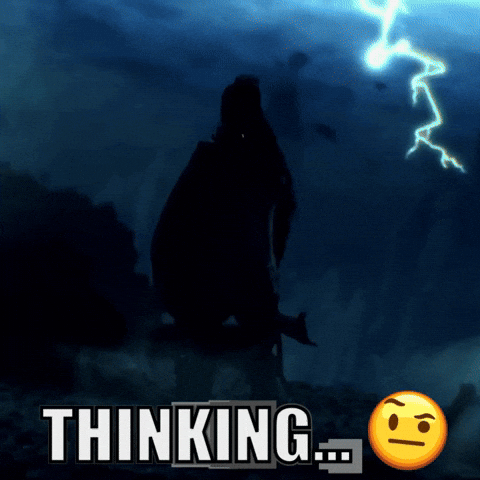 Pondering Christian Bale GIF by Ashwin Gane