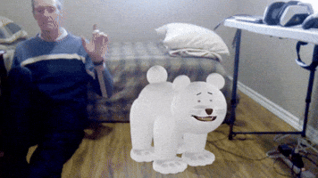 Grooving to the melodies with Pooky.