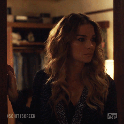 eugene levy alexis rose GIF by Schitt's Creek