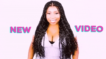 beauty youtuber black woman black girl braids GIF