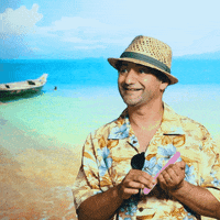 lidl_voyages happy beach holidays bored GIF
