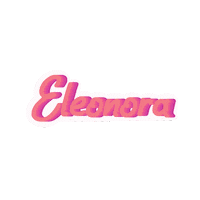 Eleonora Name Sticker Sticker