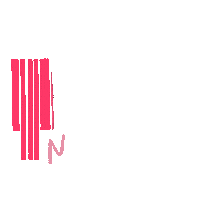 Thananya_pangy pink newpost loading barcode Sticker