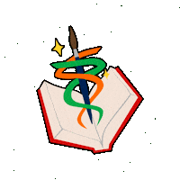 PandaKongArt art book art book magic book Sticker