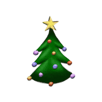 Christmas Tree Sticker