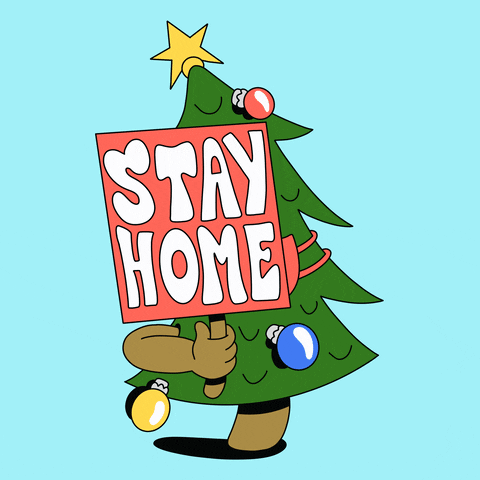 Stay Home Merry Christmas GIF by INTO ACTION