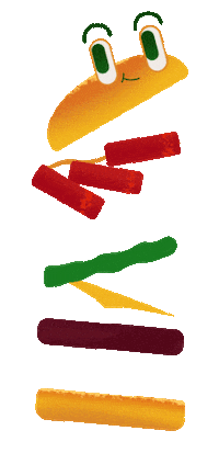 Happy Fast Food Sticker by Romain Digue