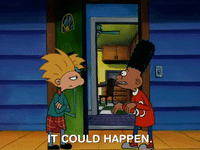 hey arnold nicksplat GIF