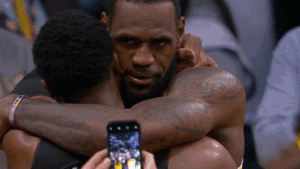 Los Angeles Hug GIF by NBA