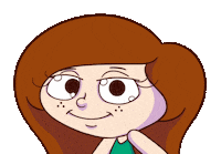 LittleAnimatedMe reactions wink emoji little animated me Sticker