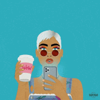 Reading Takeaway Coffee GIF by World Of Women