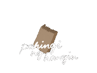 Paper Bag Calligraphy Sticker